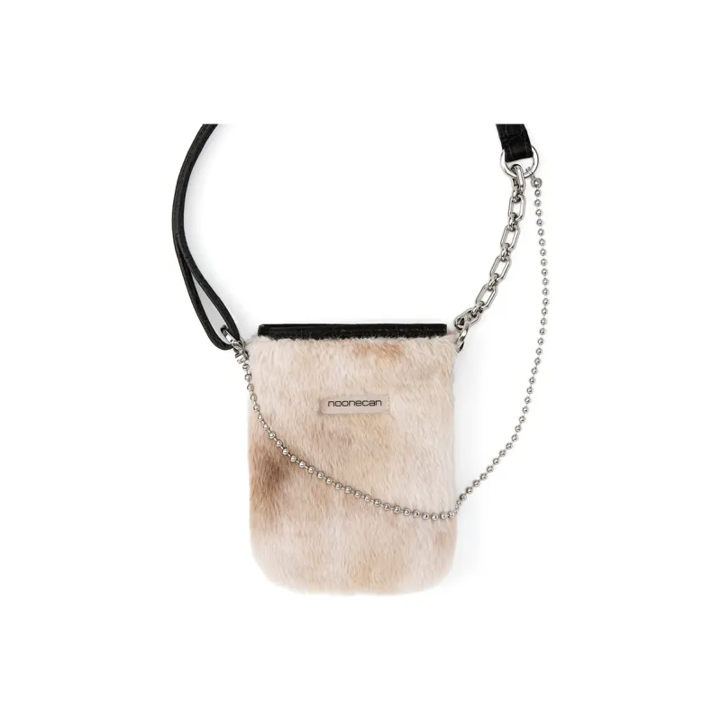 COMBACK Plush Shoulder Bag, Crossbody Bag Trumpets Women's Milk Tea Brown-1