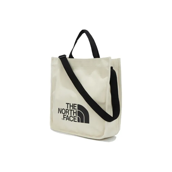 THE NORTH FACE Canvas Tote Bag, Shopping Bag, Canvas Bag, Shoulder Bag, Crossbody Bag, Handbag Regular Unisex White-1