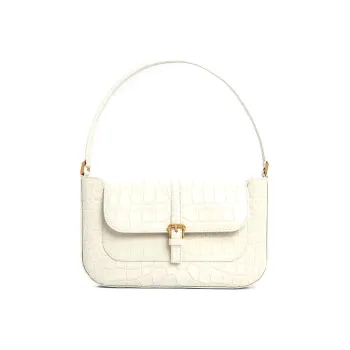 By Far Crocodile effect Leather Shoulder Bag