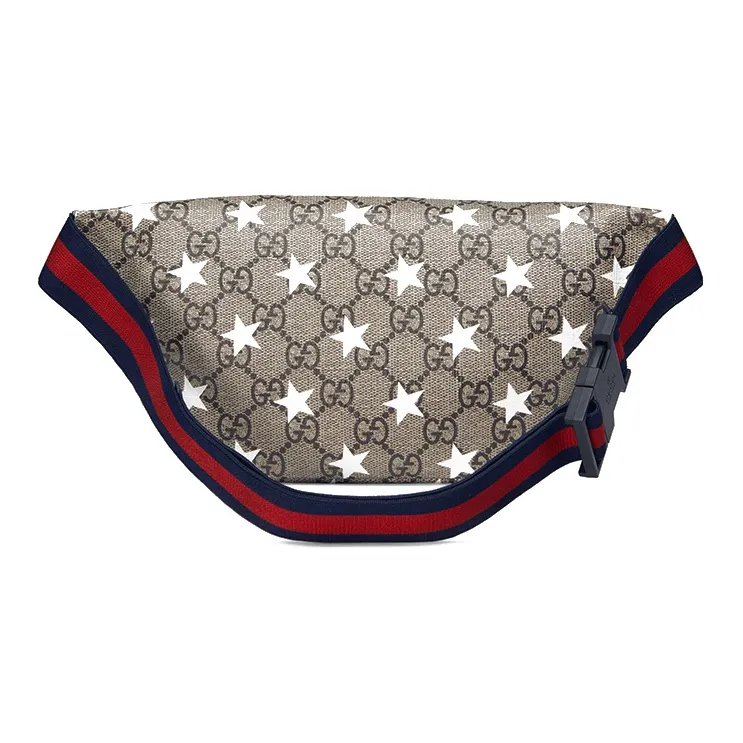 GUCCI Canvas With Leather Fanny Pack Sling Bags Kids' Bags Kids' Ebony/Dark Blue-2