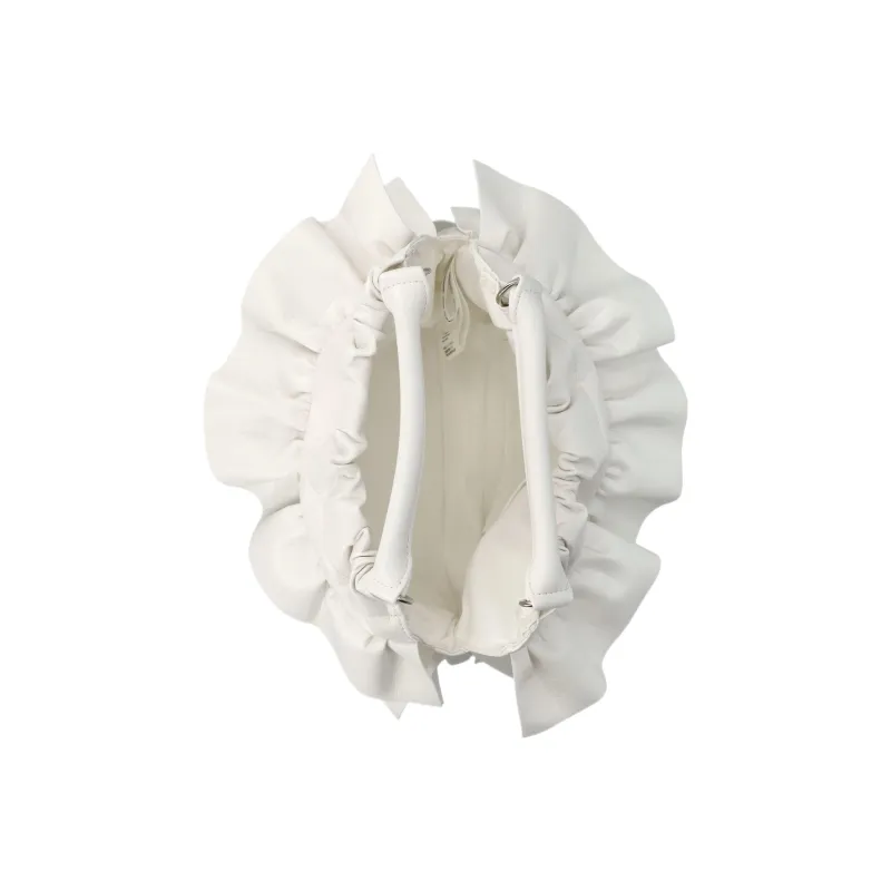 CDG Polyurethane Handbag Regular Women's White-4