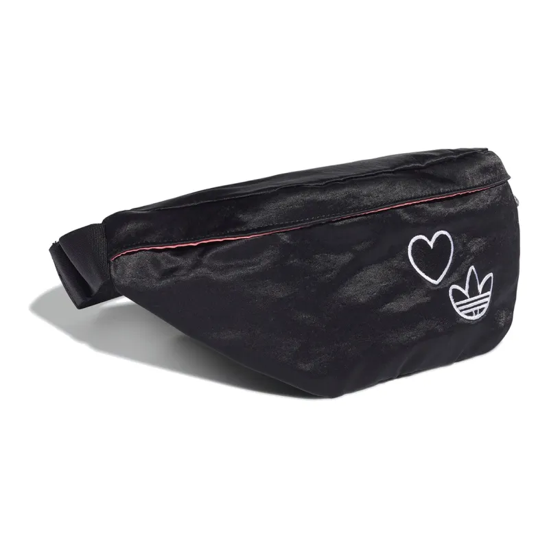 Adidas Originals Polyamide Crossbody Bag, Sling Bag, Fanny Pack Women's Black-2
