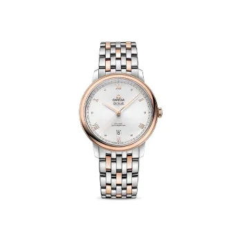 OMEGA Elegant Saucer Series Automatic Mechanical Movement Men's Watches Watch 39.5mm White Dial