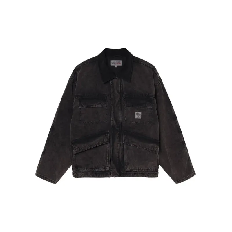 Stussy Washed Canvas Shop Jacket - Cheap Rcj Jordan Outlet