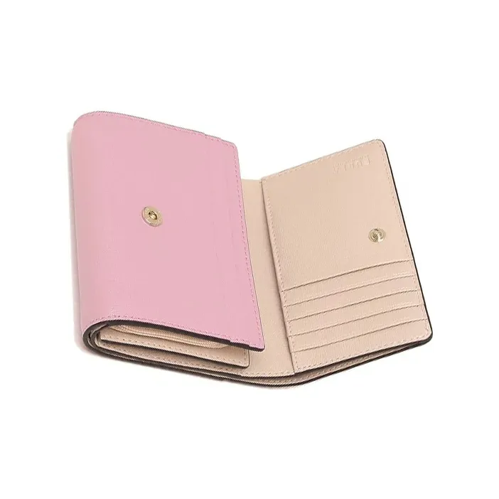 Furla Leather Wallet Women's Pink/Purple-2