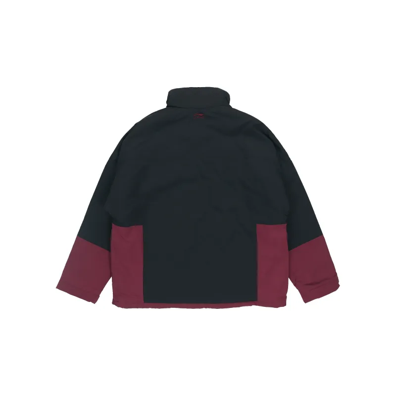 LiNing Puffer Jacket Winter Men's New Standard Black Grape Purple-1