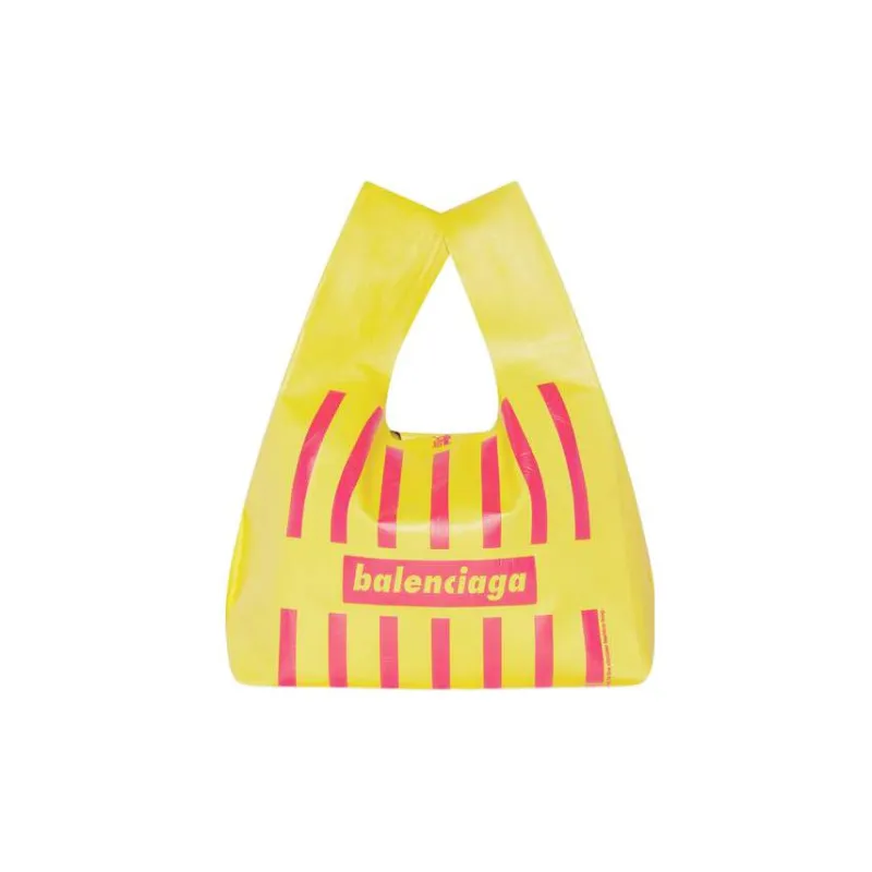 Balenciaga Calfskin Handbag Men's Yellow-2