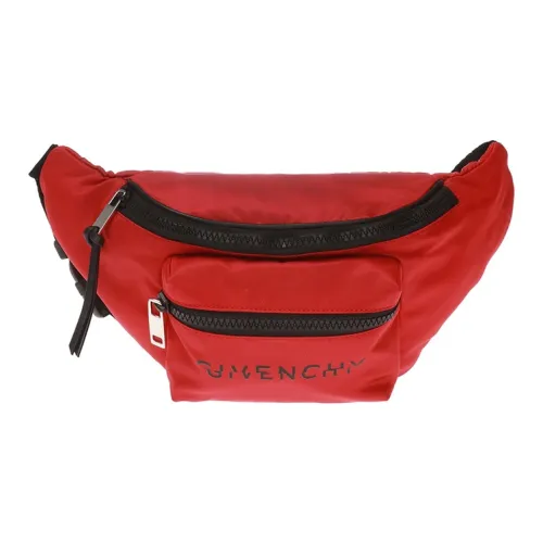 GIVENCHY Polyurethane Crossbody Bag Sling Bag Fanny Pack Unisex Red