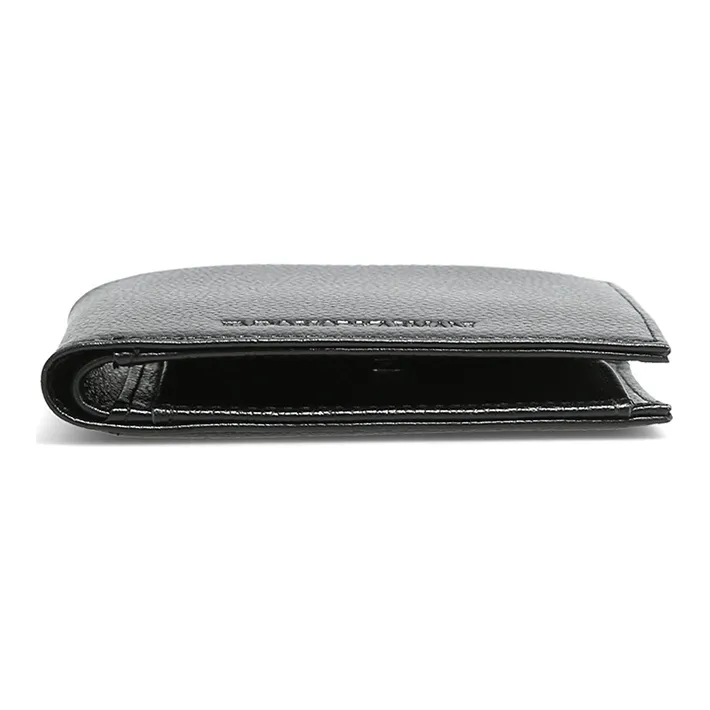 EMPORIO ARMANI 3 in 1 Wallet, Card Holder, And Organizer Men's Pure Black-3
