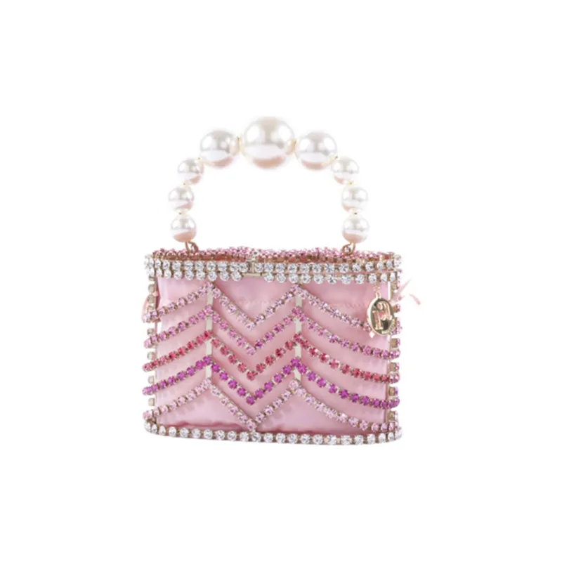Rosantica Alloy Portable Dinner Bag Women's Pink-1