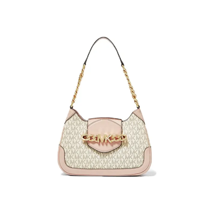 MICHAEL KORS Hally Cow Leather Crossbody Shoulder Bags Women's Vanilla White-0