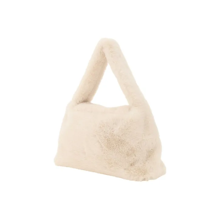 Blumarine Faux Fur Shoulder Bag Handbags Women's Beige-1