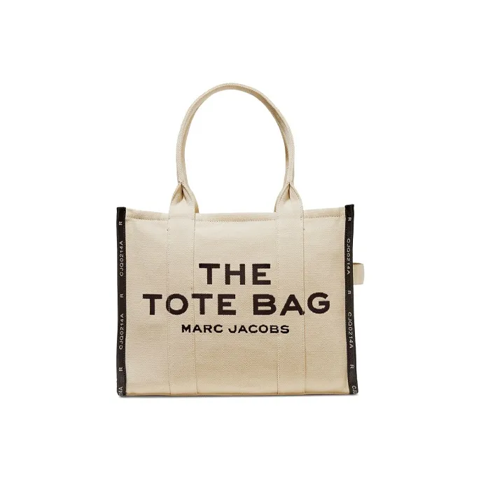 MARC JACOBS The Jacquard Large Tote Warm Sand-0