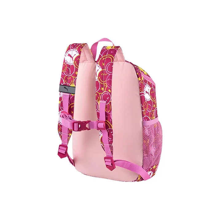 PUMA SMILEYWORLD Collaboration Fabric Backpack Women's Burgundy-2