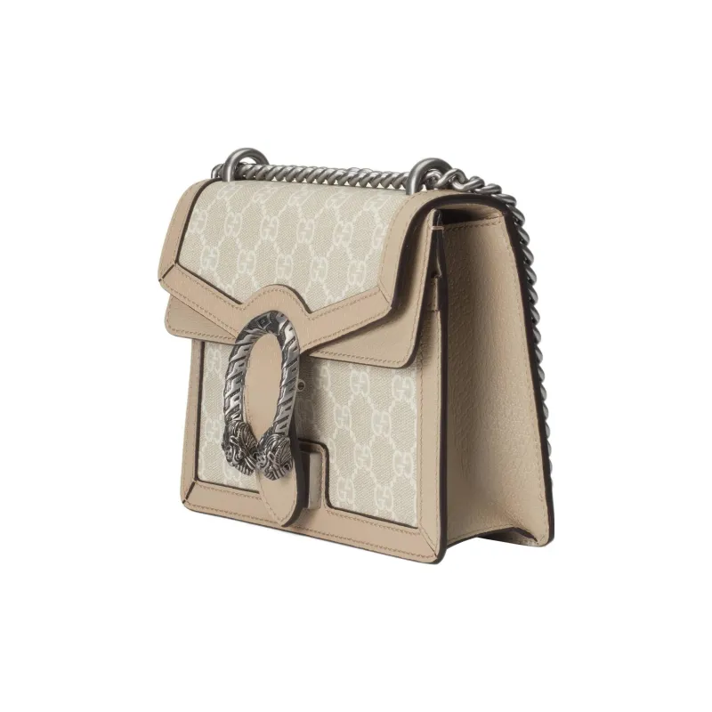GUCCI Dionysus Canvas With Leather Crossbody Bag, Shoulder Bag Women's-2