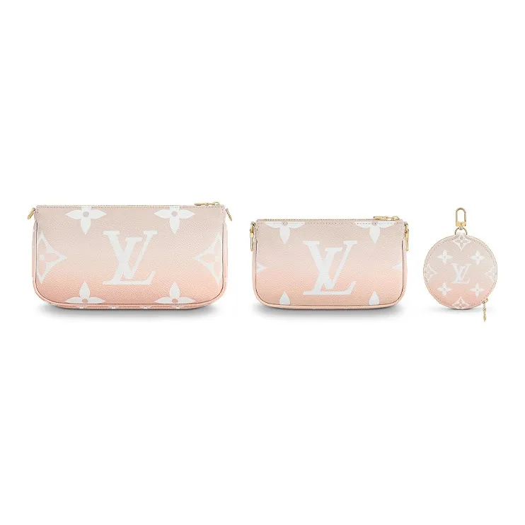 LOUIS VUITTON Multi Pochette Gradient Pastel Mist-3