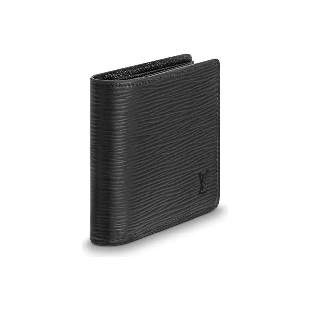 LOUIS VUITTON Slender Wallet Epi Noir Black-3