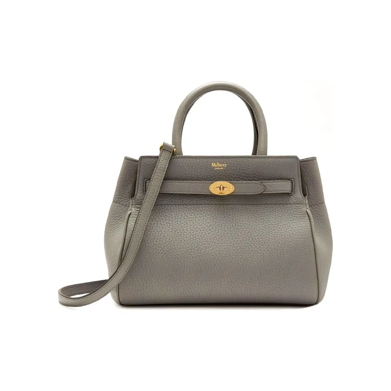 Mulberry Leather Crossbody Handbags Regular Women's Charcoal Gray-0