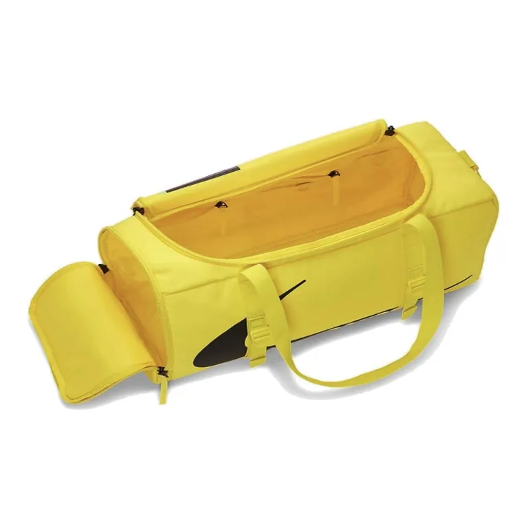 Nike Off WHITE Collaboration Polyester Fitness Crossbody Bag, Travel Bag Regular Unisex Yellow-3