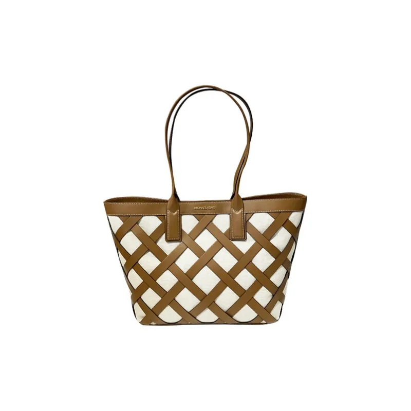 MICHAEL KORS Sienna Leather Tote Bag Shopping Bag Shoulder Bags Handbags Regular Women's Brown-0