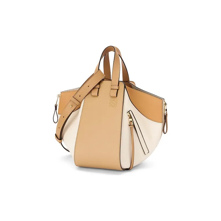 LOEWE Hammock Calfskin Handbag, Shoulder Bag, Crossbody Bag Regular Women's Sand Dune/Warm Desert-1