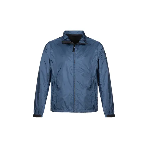 PRADA Jackets Men Danube Blue