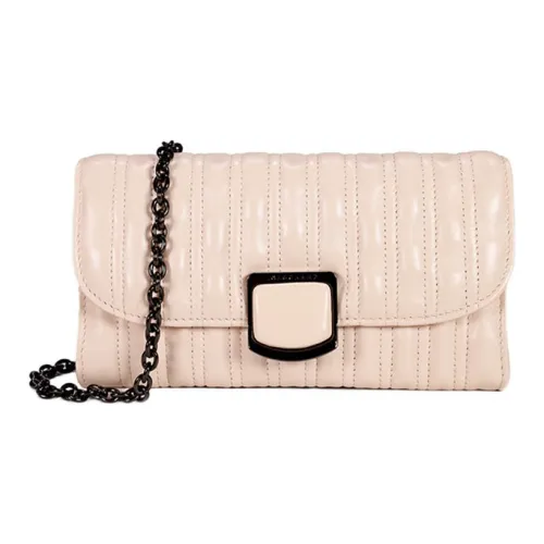 LONGCHAMP Brioche Sheepskin Crossbody Bag Shoulder Bag Women's Nude Pink