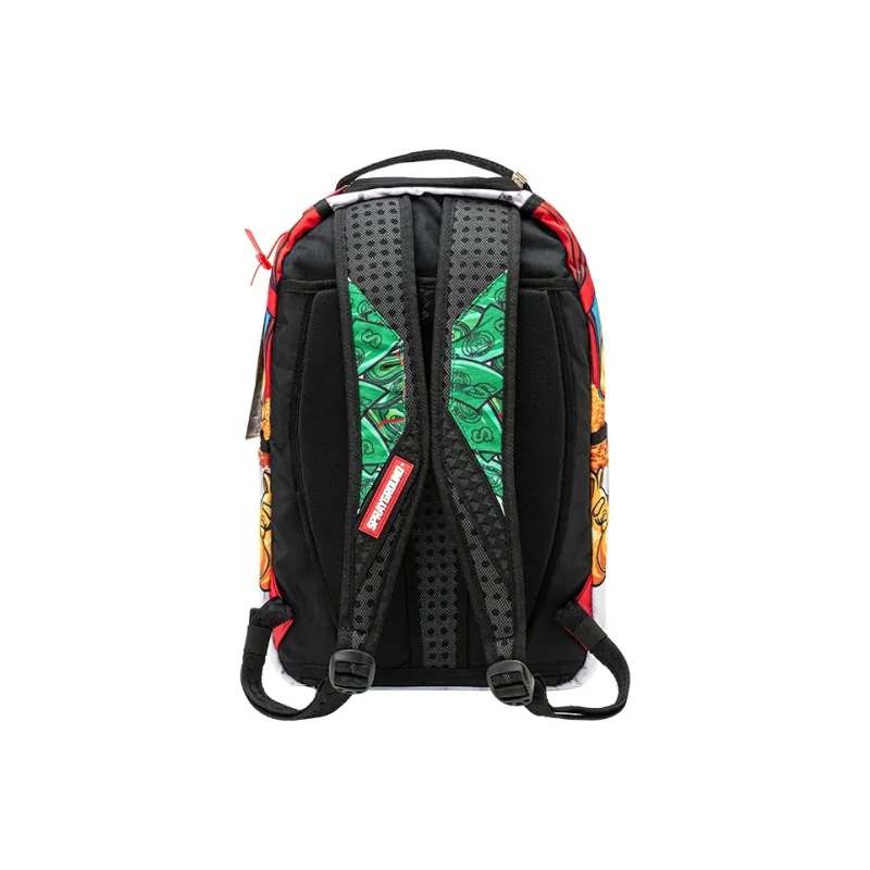 SPRAYGROUND Artificial Leather Backpack Large Size Unisex Multicolor-1