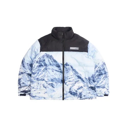 HARSH AND CRUEL Puffer Jackets Unisex Multicolor