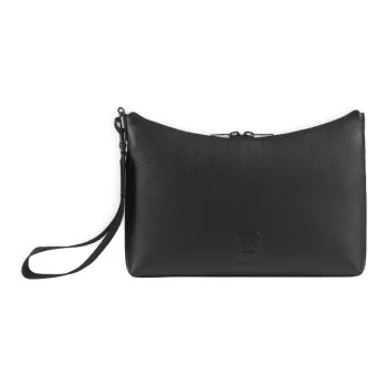 Balenciaga Grain Calfskin Clutch Men's Black