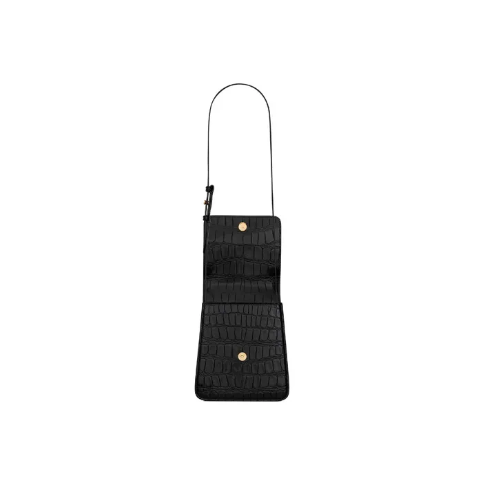 SAINT LAURENT KAIA Calfskin Crossbody Bag Shoulder Bag Women's Black-4