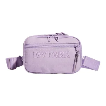 Adidas Originals IVY PARK Collaboration Canvas Canvas Bag Shoulder Bag Crossbody Bag Regular Unisex Light Purple