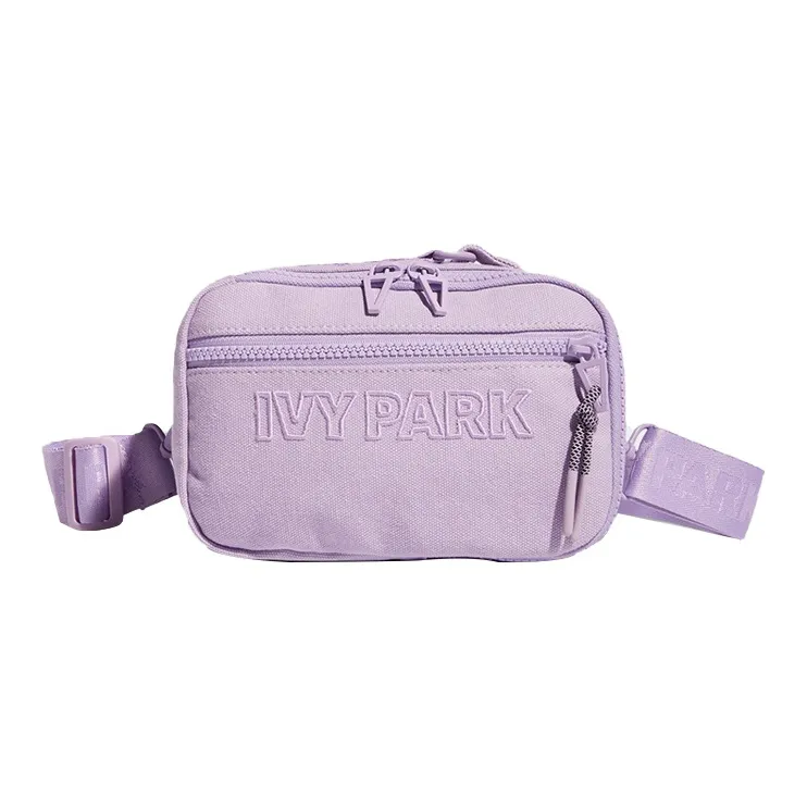 Adidas Originals IVY PARK Collaboration Canvas Canvas Bag Shoulder Bag Crossbody Bag Regular Unisex Light Purple-0