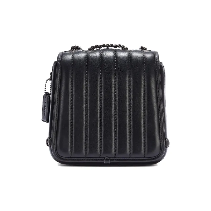 COACH Madison Sheepskin Crossbody Handbag Backpack Small Size Women's Black-1