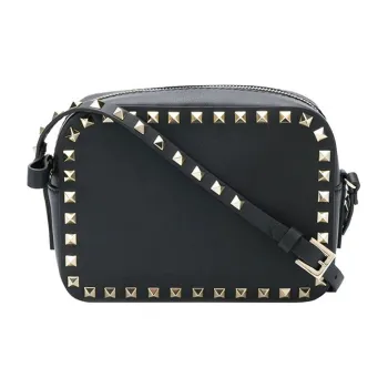 Valentino Leather Camera Bags Shoulder Bag Crossbody Bag Regular Women's Black