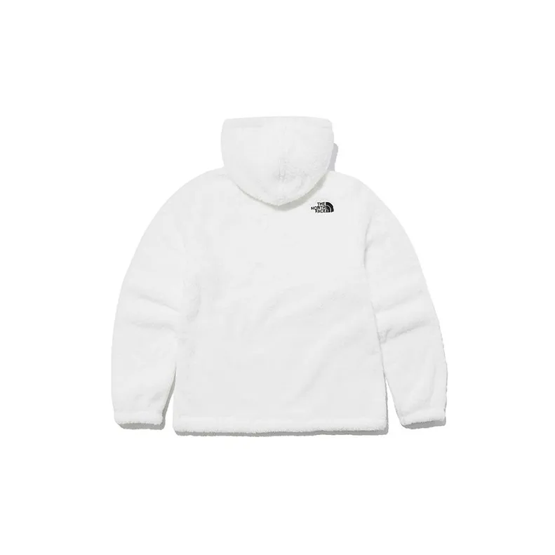 THE NORTH FACE COMFY Hooded Coat Couple's Unisex Ivory White-1