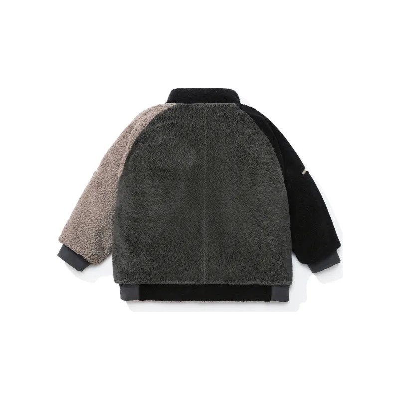 UNVESNO Velvet Jackets Unisex Dark Gray-1