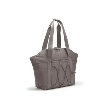 Nike Fabric Tote Bag Shopping Bag Handbag Women's Gray Brown