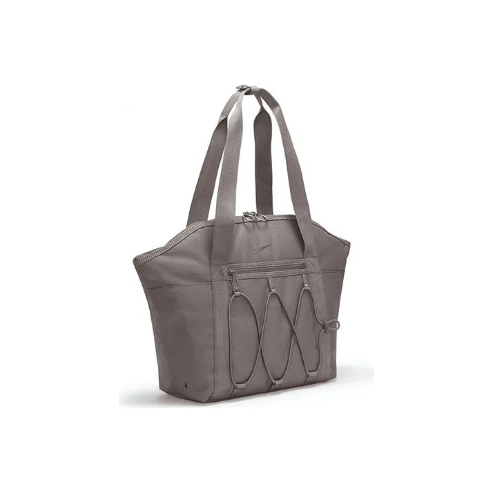 Nike Fabric Tote Bag Shopping Bag Handbag Women's Gray Brown-0