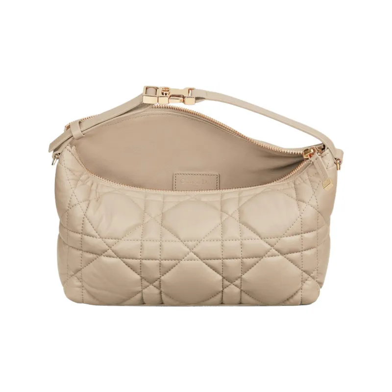DIOR Cow Leather Clutch Medium Size Women's Natural-2