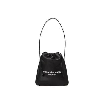 Alexander Wang Canvas Handbag, Shoulder Bag Unisex Black