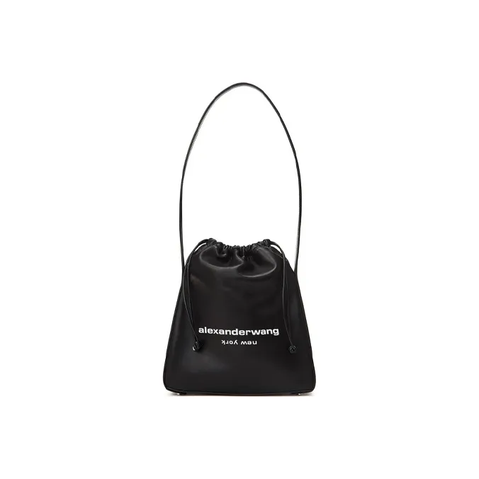 Alexander Wang Canvas Handbag, Shoulder Bag Unisex Black-0