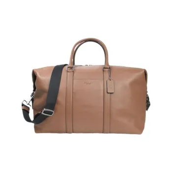 COACH Trekker Smooth Calf Leather Handbag, Crossbody Bag, Travel Bag Men's