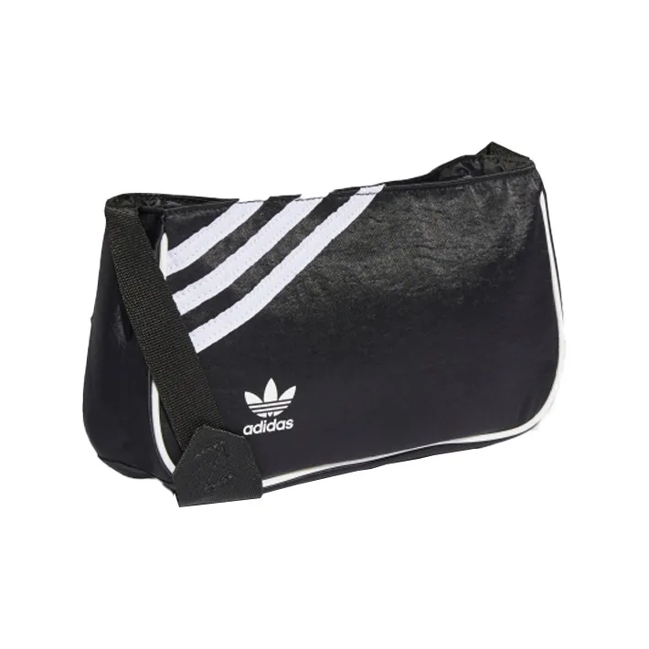 Adidas Originals Leather Shoulder Bag Crossbody Bag Mini Unisex Black-2