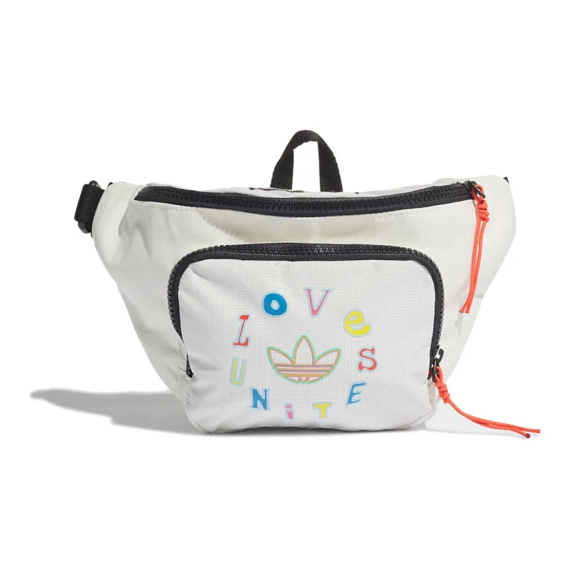 Adidas Originals Recycled Polyester Sling Bag, One Shoulder, Crossbody, Fanny Pack Unisex Jade White-0