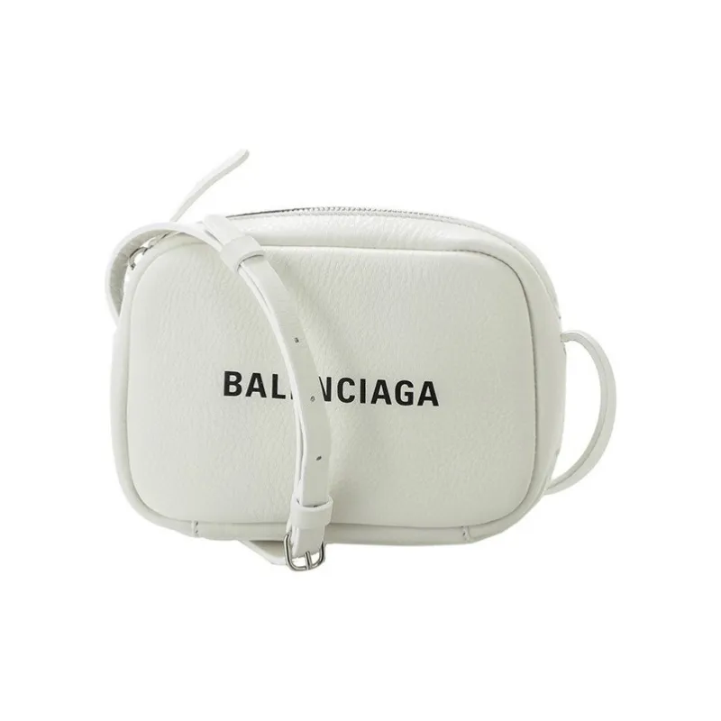 Balenciaga Calfskin Clutches Shoulder Bag Crossbody Bag Regular Women's White-0