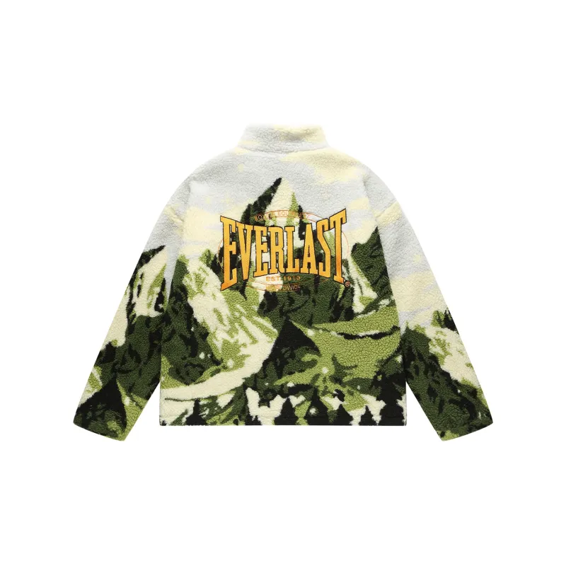 Everlast Loose Fit Thickened Jacket Unisex Green-1