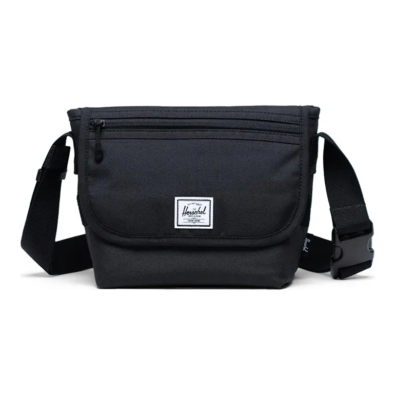 Herschel Cellulose Shoulder Bag Fanny Pack Crossbody Bag Mini Vintage Black-0