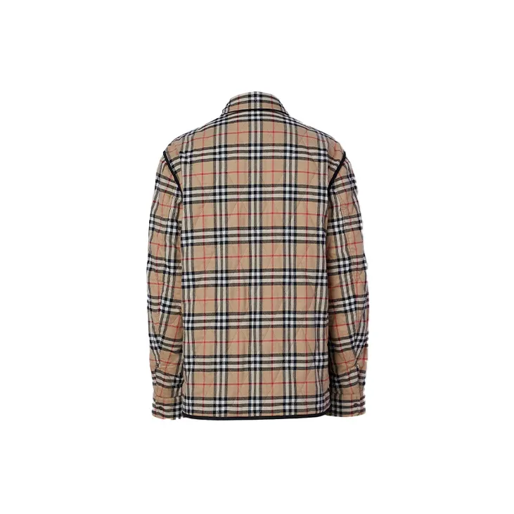 Burberry Puffer Jackets Men Brown-1