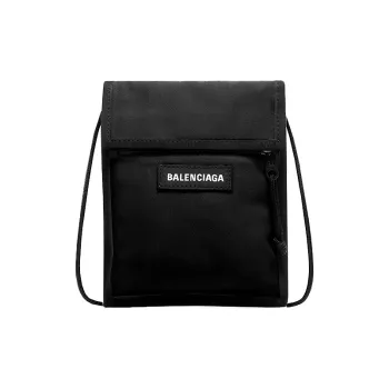 Balenciaga Explorer Nylon Shoulder Bag Crossbody Bag Regular Men's Black